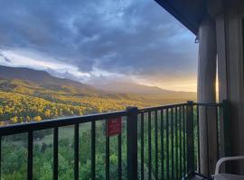 Stairway to Heaven, Breathtaking mtn views Indoor pool & hot tub，位于加特林堡的酒店