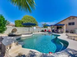 Sunny Peoria Home with Private Pool and Fire Pit!