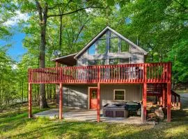 Hot Tub, Huge Deck, WiFi, Fire Pit at Chalet Cabin