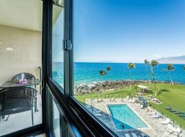 Spectacular Oceanfront Views with Split AC -Wailea，位于维雷亚的酒店