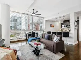 Modern Condo w Balcony - Steps from Stampede Park