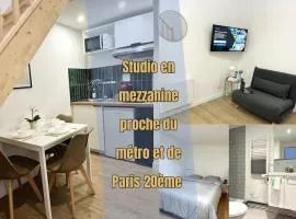 733 Nouveau studio en mezzanine proche du métro L9