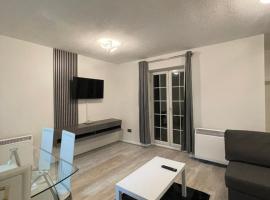 Cardiff bay apartment with parking，位于卡迪夫的酒店
