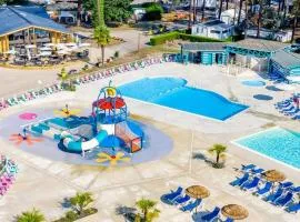 MH T003 3 chambres 38m2 année juin 2021 Clim TV lave vaisselle dans camping 4 étoiles