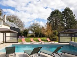 Terra Lodge - maison avec piscine proche plages，位于Saint-Alban的酒店