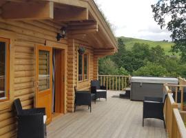 Orchid lodge，位于Bridge of Tilt的木屋