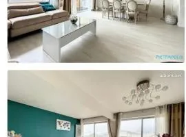 Bel appartement lumineux de 100m2 6 places 3 chambres au 3e étage avec ascenseur -A 5mn à pied du parc des expositions congrès de Dijon et ENG et 10mn du centre ville place Parking devant l'immeuble