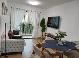 Departamento Familiar, 3 habitaciones, 4 camas, 2 TV 50', 2 Duchas, Cocina, Comedor, Estacionamiento