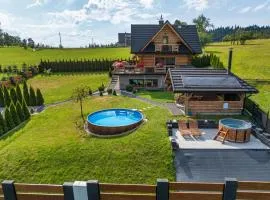 Domek w górach DeLuxe sauna,jacuzzi,basen,hot tub-Nowy Targ blisko Białka ,Zakopane