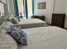 2BR Downtown High Ceiling Free Parking and WiFi