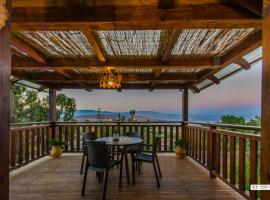 美丽湖景木屋公寓，位于提比里亚的山林小屋