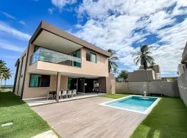 Casa com 4 suítes, piscina, a 20m do mar| Milagres