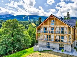 Orlik VIP Residence by Royal Aparts - apartamenty z widokiem na Śnieżkę, blisko wyciągu i Wang，位于卡尔帕奇的自助式住宿