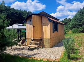 Oaza Święty Spokój - domek z balią i jacuzzi，位于Rząśnik的酒店