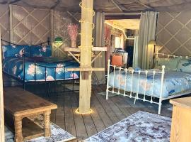 Vigo Retreat Boat yurt，位于鲁特姆的酒店