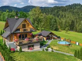 Domek w górach DeLuxe sauna,jacuzzi,basen,hot tub-Nowy Targ blisko Białka ,Zakopane