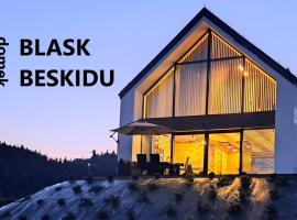 Domek w Górach Blask Beskidu- Sauna, Jacuzzi, Balia w Cenie，位于Złatna的酒店