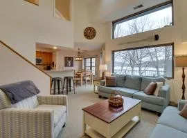 Waterfront Lake Harmony Condo with Ski Slope Views!