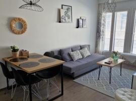 Modern 1 bedroom apartment in Central Kuopio，位于库奥皮奥的酒店