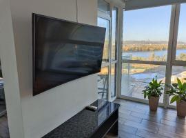 4 rooms apartment with a view of the Dnieper River，位于基辅的温泉住宿