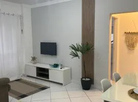 Apartamento em Santos no Gonzaga em frente a praia