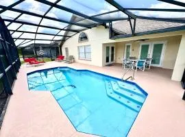 3 bed villa, oversized heated pool, 5 min to Disney