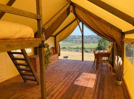 Usk View Glamping Caerleon，位于纽波特的豪华帐篷