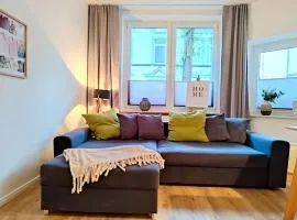 Bright 293 ruhige Wohnung, zentral, Balkon, WLAN