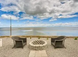Serene Lakefront Standish Home w/ Fire Pit & Grill