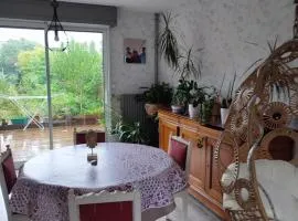 Maison jardin calme