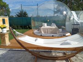 Bubble Tent & Private Wellness Schloss Krugsdorf，位于Krugsdorf的豪华帐篷