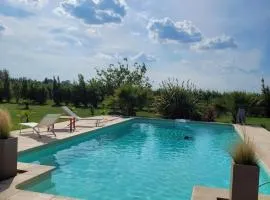 Villa provençale à Arles avec piscine privée et vue jardin.