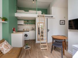 Pristine Studio Apartment 5 Min to Sacre Coeur，位于巴黎的酒店
