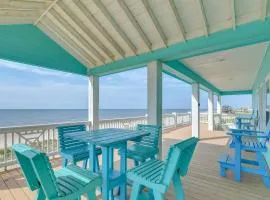 Hot Tub and Bay Views Beachfront Gilchrist Retreat