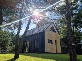Osada pod Gwiazdami Łasko & SPA - Premium, ogrodzony, ognisko, grill, taras, Las, JEZIORA, KAJAKI, Plaża, dostępne SAUNA i JACUZZI，位于Łasko的酒店