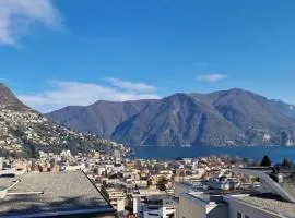 Lugano LakeView Apartment with Self Check-in & Private Parking on Request