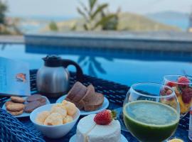 Casa em Paraty, piscina com vista para o mar，位于帕拉蒂的酒店