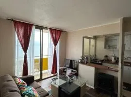 Tomé, Departamento vista al mar, playa Bellavista