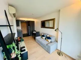 Cozy Garden-View 1Bed 1Bath 700m BTS Thonglor, 500m Samitivej Hospital, Fast 500mbps wifi