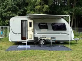 Wohnwagen an der Dahme