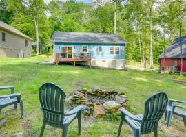 Maggie Valley Resort Home Fire Pit, Pool and Stream