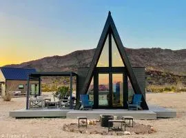 Stardust Big Bend Luxury A-Frame#1 with a fab view