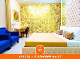 PICO DE LORO Pool Accessible CAROLA 3 Bedroom Units by SEE Condominiums，位于Cutad的酒店