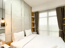 Homey and Minimalist 1BR Vasanta Innopark Apartment By Travelio