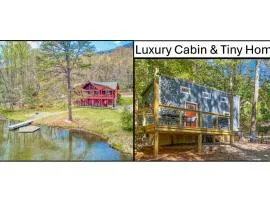 Lakefront Cabin & Cozy Lakeview Cottage