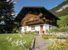 Gstaad Duplex Flat - Amazing Lake Chalet with pond，位于格施塔德的酒店