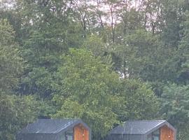 Alma Lake，位于Băluţoaia的木屋