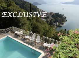 Miralago stunning view over Varenna，位于佩尔莱多的酒店