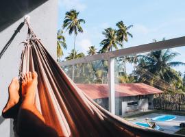 Pousada Pé na Areia，位于圣米格尔-杜斯米拉格里斯的酒店
