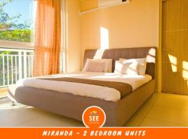 PICO DE LORO Beach Walking Distance MIRANDA 2 Bedroom Units by SEE Condominiums，位于Cutad的酒店